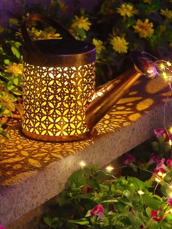 Solar led String Light Enchanted Watering Can