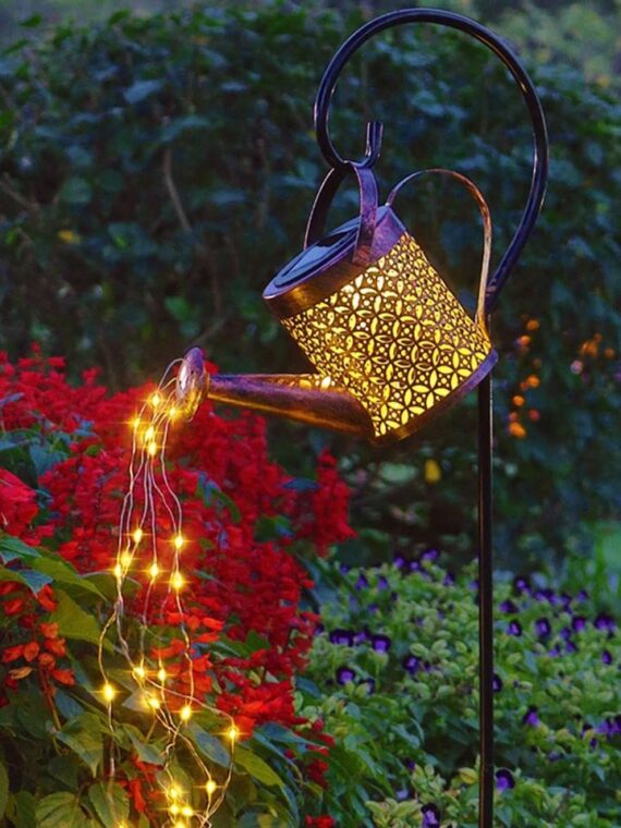 Solar led String Light Enchanted Watering Can