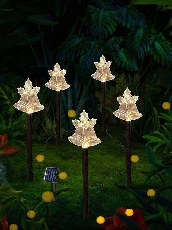 5PCS Led Christmas Solar Light Waterproof Outdoor