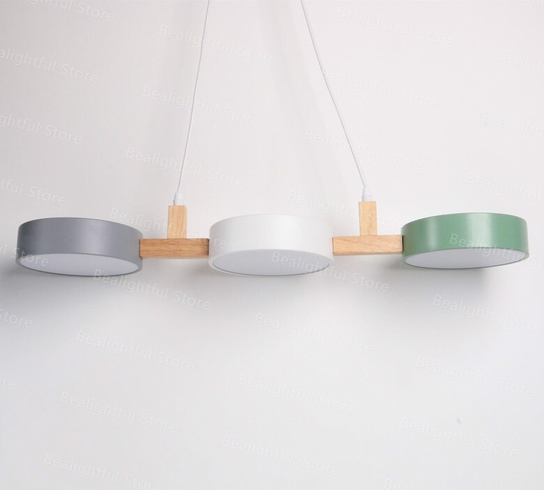Nordic Wood Kitchen Pendant Lights