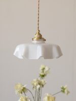 French Glass Pendant Lights Dining
