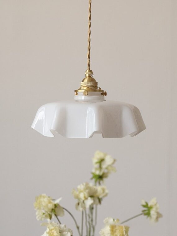 French Glass Pendant Lights Dining