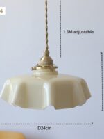 French Glass Pendant Lights Dining