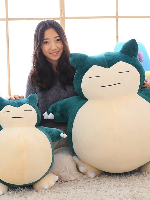 Pokemon Cartoon Snorlax Plush Pillow Toys Anime