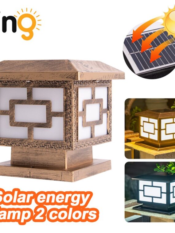 Outdoor Post Lights,IP65 Waterproof Solar