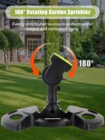 16 Holes Garden Sprinkler 180° Rotating