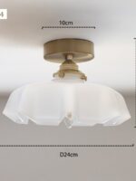 French Glass Pendant Lights Dining