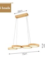 Solid Wood Dining Table Pendant Lights