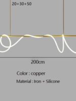 Nordic Hose Led Pendant Lights