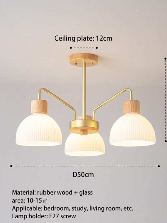 Dining Table Chandelier Glass Lampshade