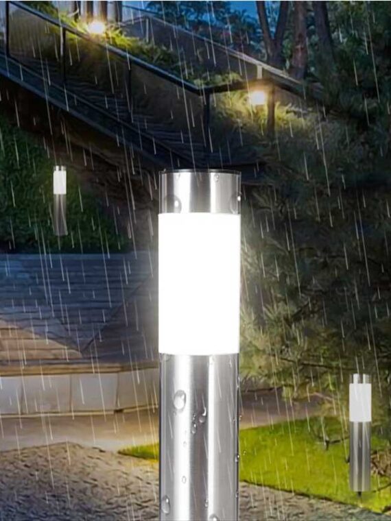 Solar Stainless Steel Garden Path Light Solar Garden