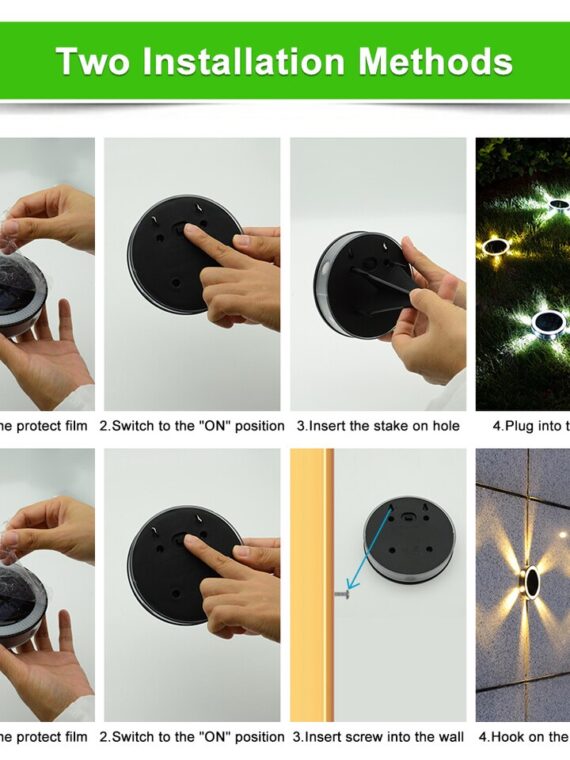 6LED Outdoor Solar Ground Light for Path Lawn
