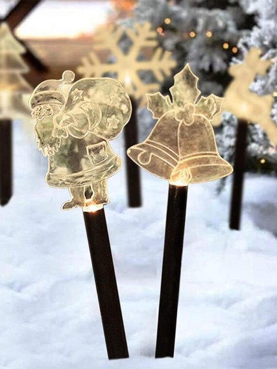 5PCS Led Christmas Solar Light Waterproof Outdoor