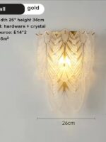 Modern crystal chandelier living room