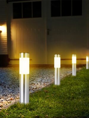 Solar Stainless Steel Garden Path Light Solar Garden