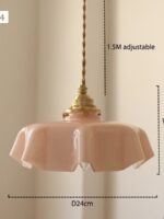 French Glass Pendant Lights Dining