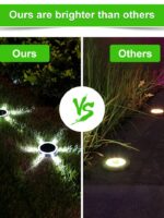6LED Outdoor Solar Ground Light for Path Lawn