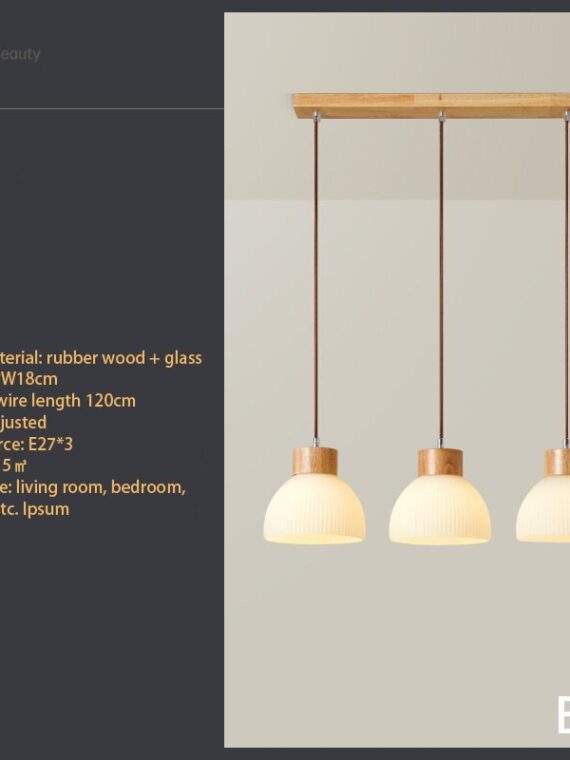 Dining Table Chandelier Glass Lampshade