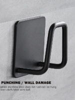 Kitchen Organizer Sponge Holder Soap Drying Rack Self Adhesive Sink Drain Racks Stainless Steel Sink Wall Storage Racks Hooks